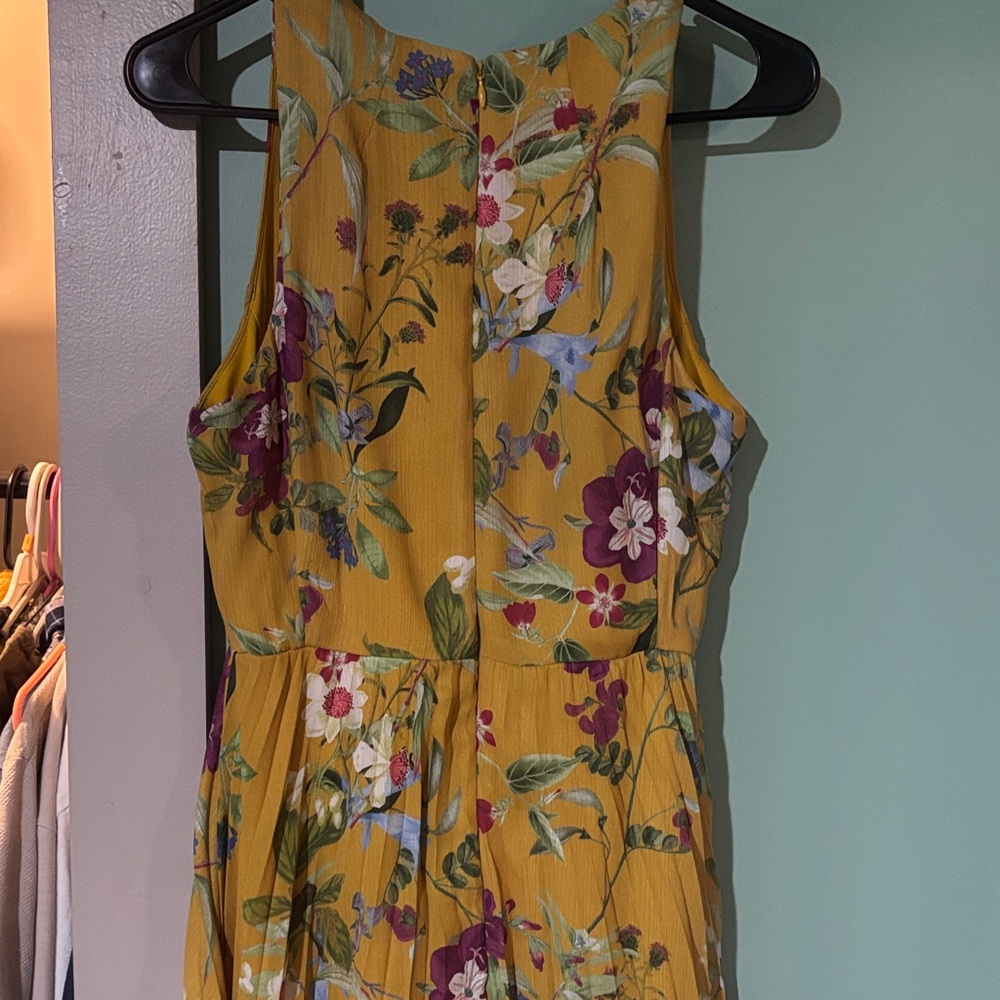 Taylor Yellow Floral Maxi Dress - Picture 3 of 4